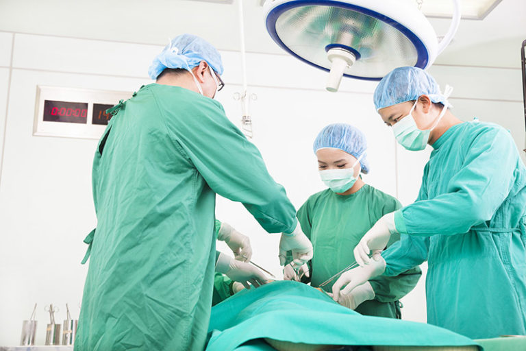 dentist doing dental treatment
